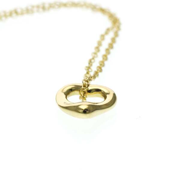 TIFFANY 18k Gold Heart Necklace